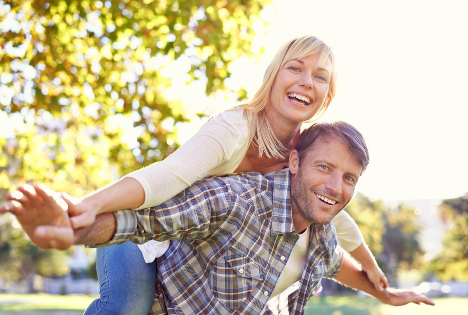 Shot of a happy man and his wife